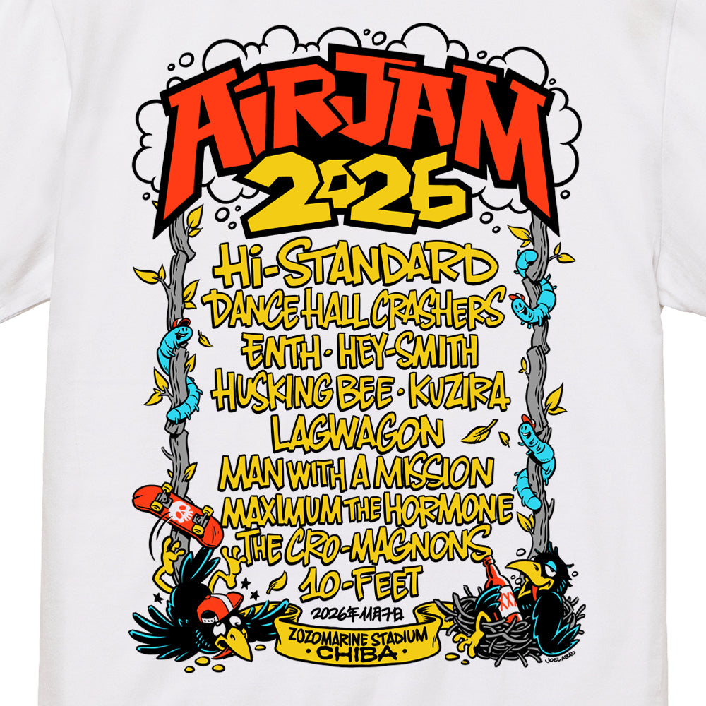 AJ_JOEL T-shirt (ホワイト)
