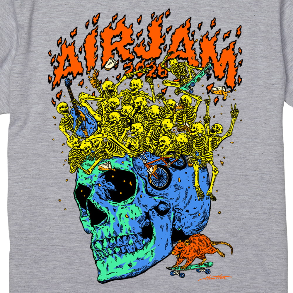 【一般販売】AJ_Hirotton T-shirt (アッシュ)