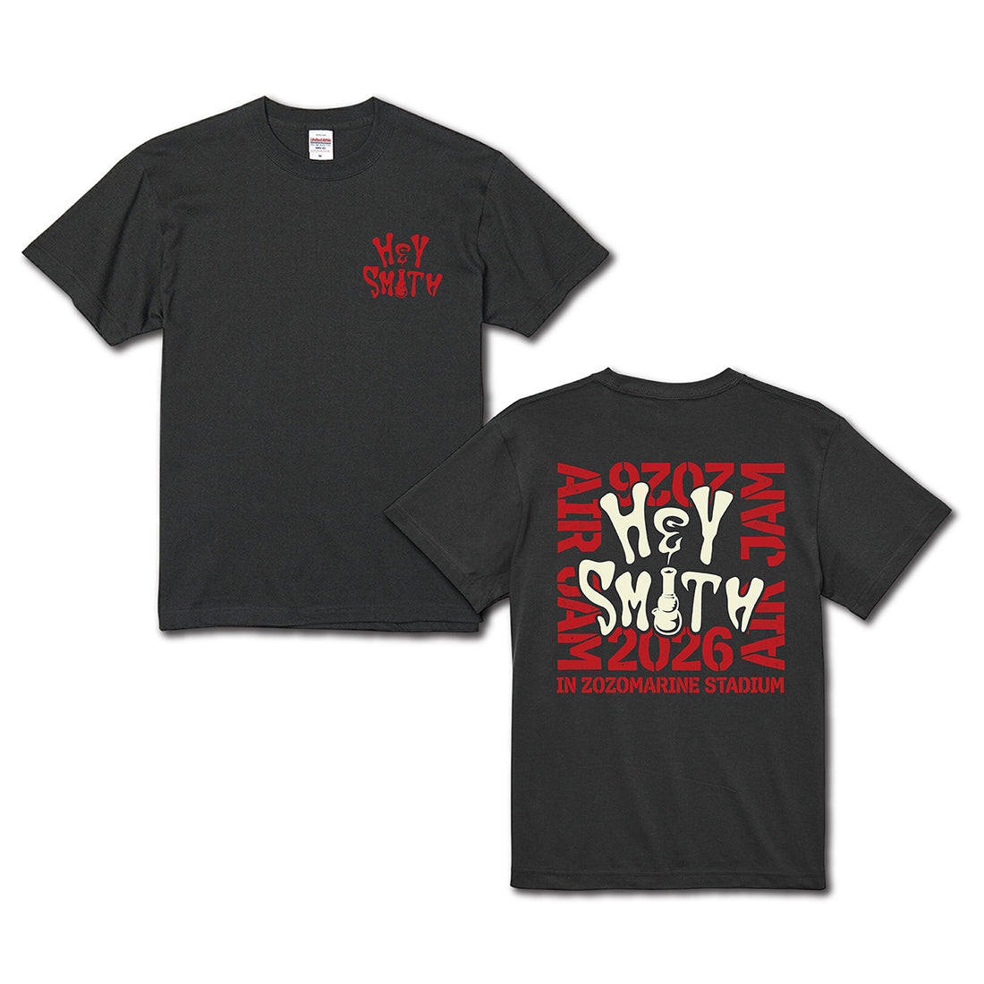 【一般販売】HEY-SMITH×AIR JAM 2026 LOGO T-shirt (スミ)