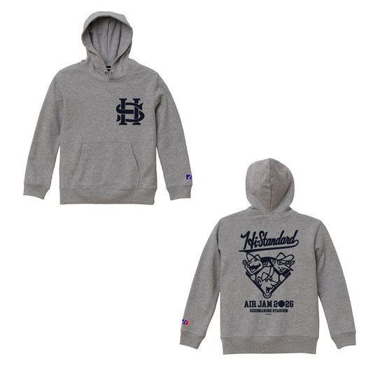 【一般販売】HS_Hongolian KIDS HOODIE (グレー)