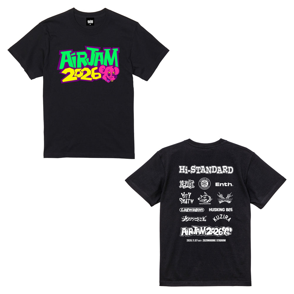 AIR JAM 2026 LOGO T-shirt (ブラック)