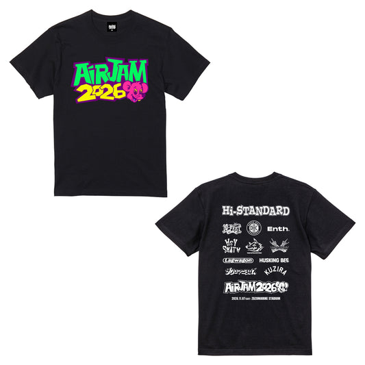 【一般販売】AIR JAM 2026 LOGO T-shirt (ブラック)