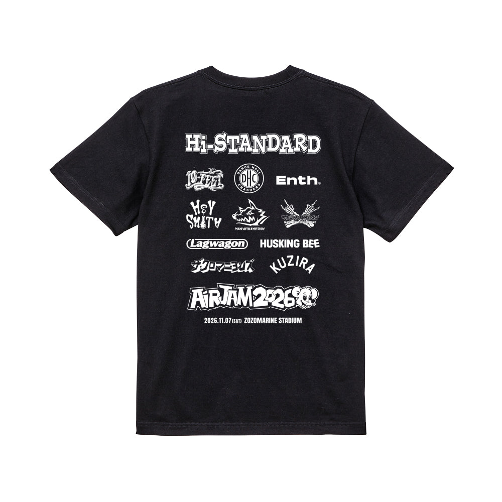 AIR JAM 2026 LOGO T-shirt (ブラック)
