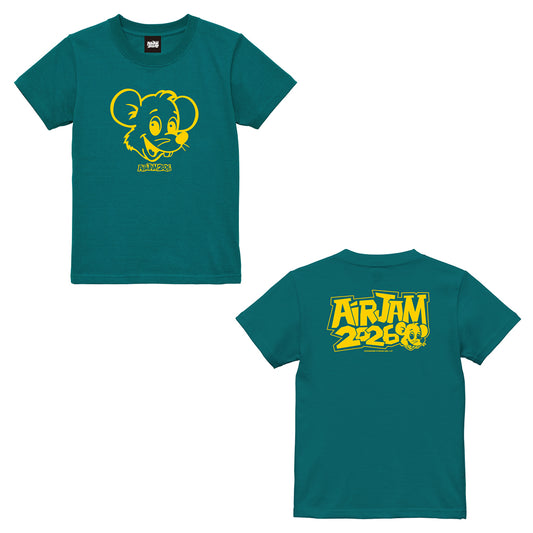 【一般販売】AJ_PUNKYY Kids T-shirt (グリーン)