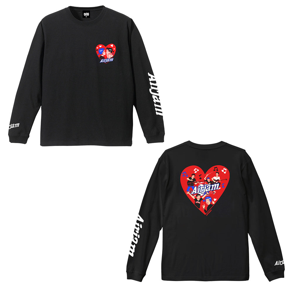 AJ_Sukeboshinchang L/S T-Shirt (ブラック)