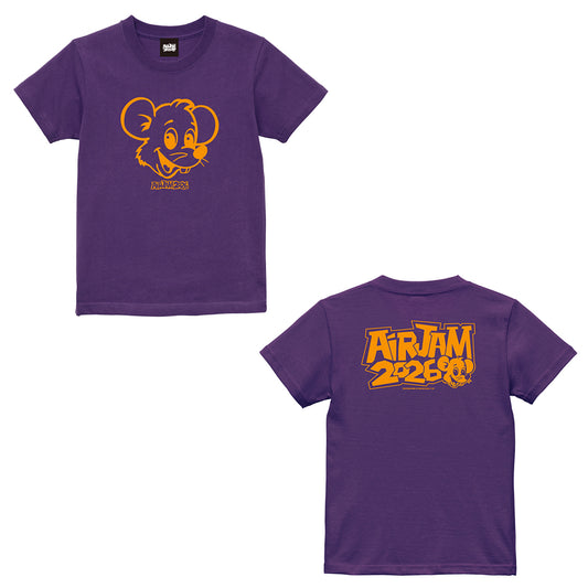 【一般販売】AJ_PUNKYY Kids T-shirt (パープル)