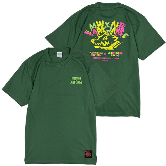 MWAM_AIR JAM 2026×MWAMロゴTシャツ (アイビーグリーン)