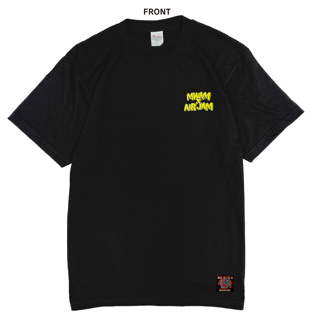 MWAM_AIR JAM 2026×MWAMロゴTシャツ (ブラック)