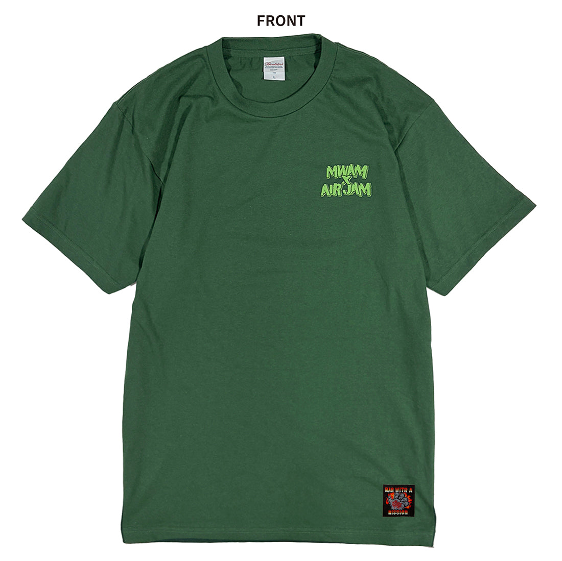 MWAM_AIR JAM 2026×MWAMロゴTシャツ (アイビーグリーン)