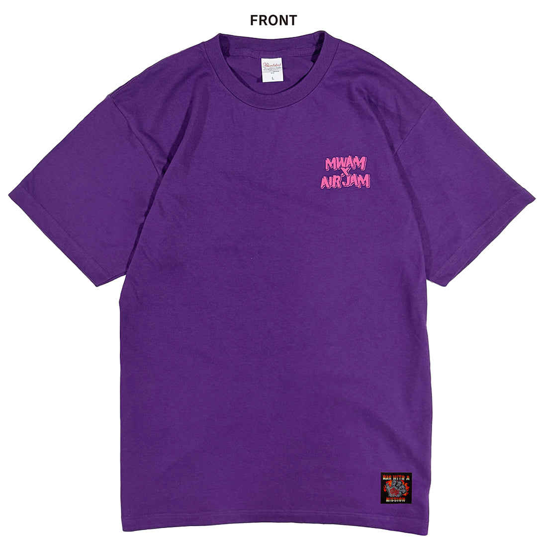 MWAM_AIR JAM 2026×MWAMロゴTシャツ (パープル)