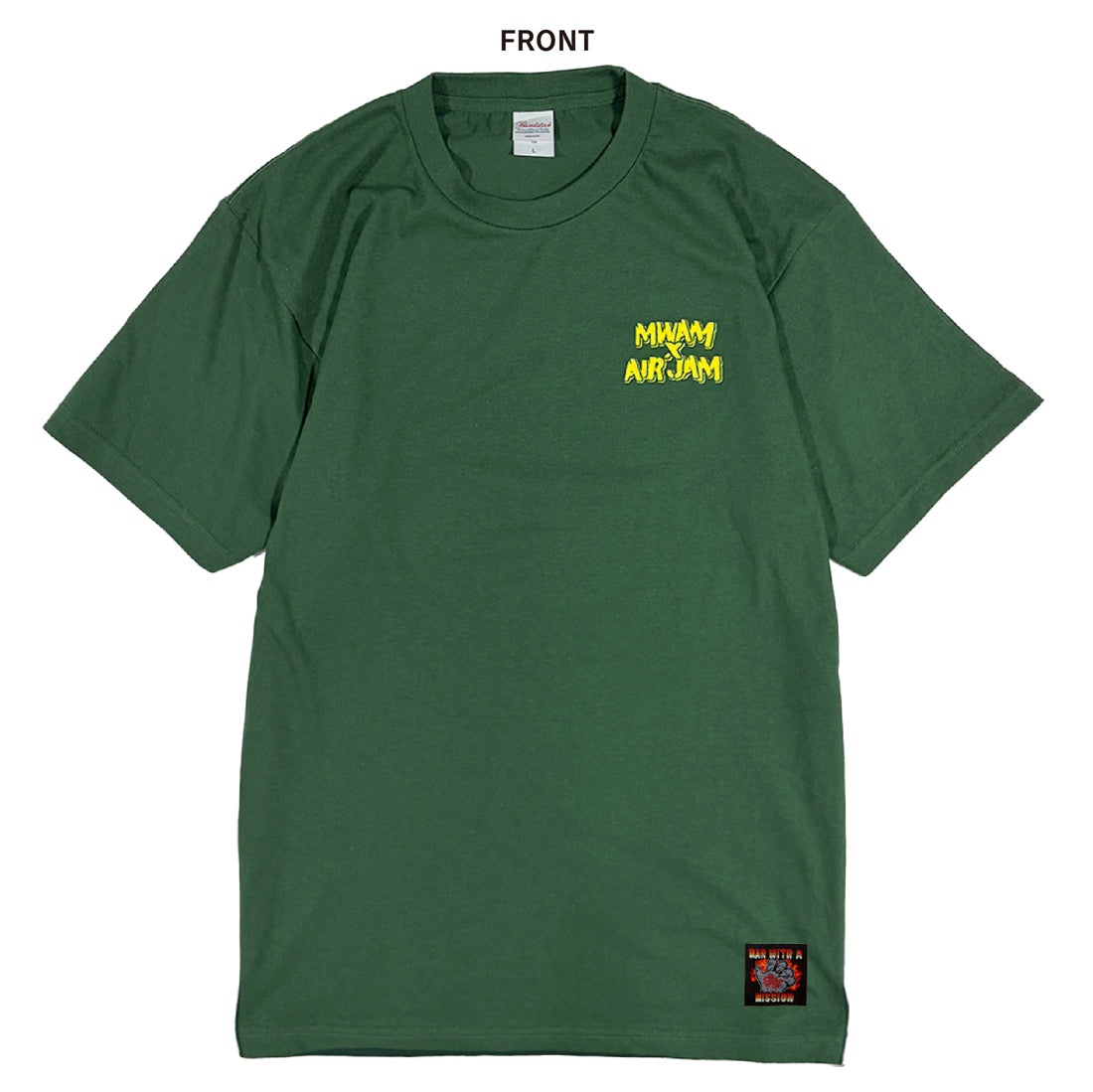 【一般販売】MWAM_AIR JAM 2026×MWAMロゴTシャツ (アイビーグリーン)
