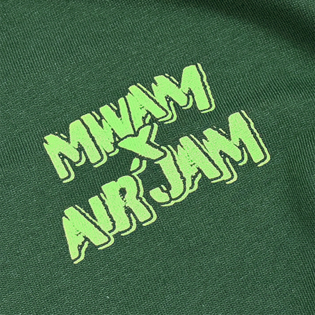 MWAM_AIR JAM 2026×MWAMロゴTシャツ (アイビーグリーン)