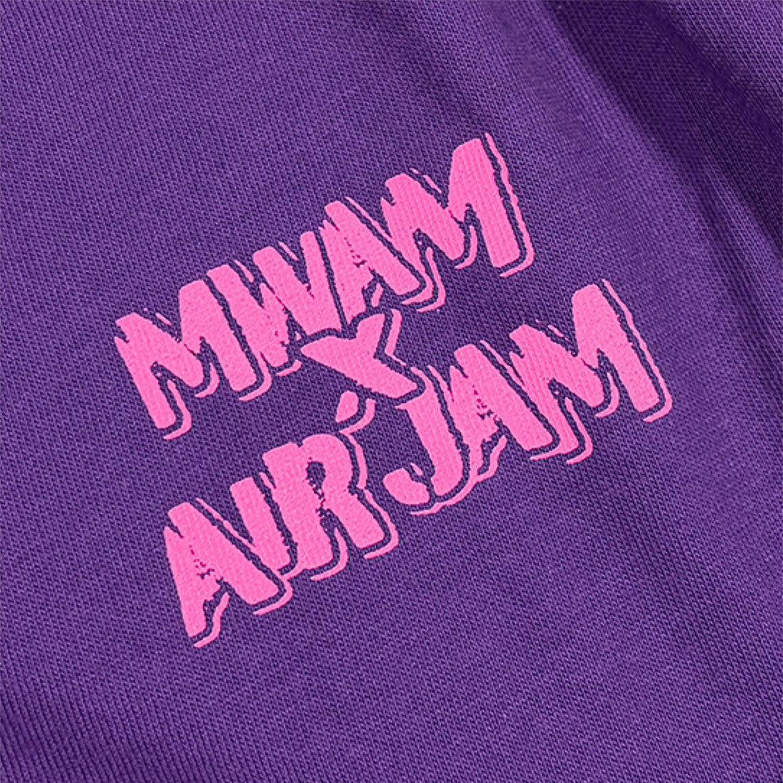 MWAM_AIR JAM 2026×MWAMロゴTシャツ (パープル)