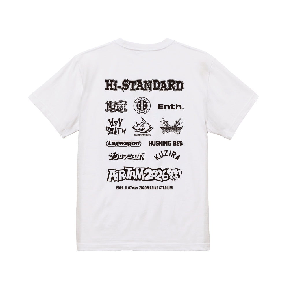 【一般販売】AIR JAM 2026 LOGO T-shirt (ホワイト)