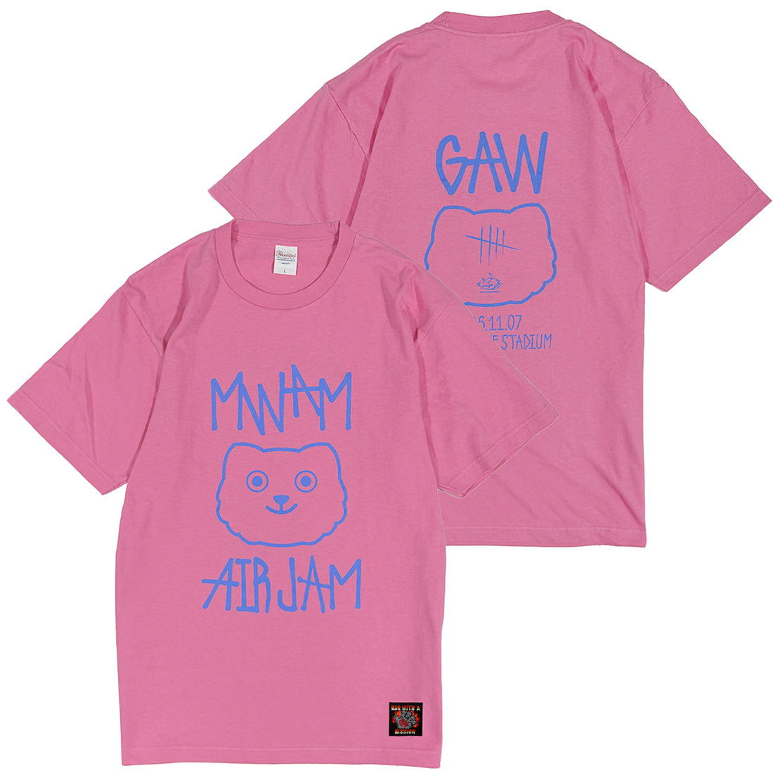 MWAM_AIR-ODAYAKA-JAM  Tシャツ (ピンク)