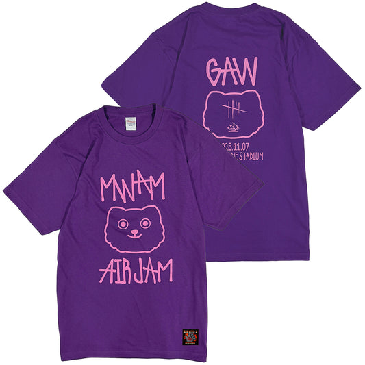 MWAM_AIR-ODAYAKA-JAM  Tシャツ (パープル)