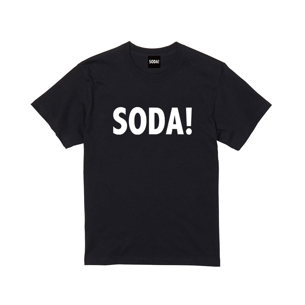 【一般販売】SODA! ロゴ T-shirt (ブラック)