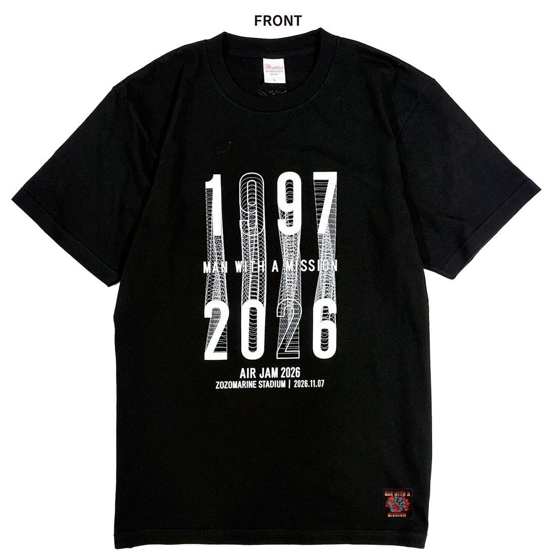 MWAM_1997to2026 Tシャツ (ブラック)