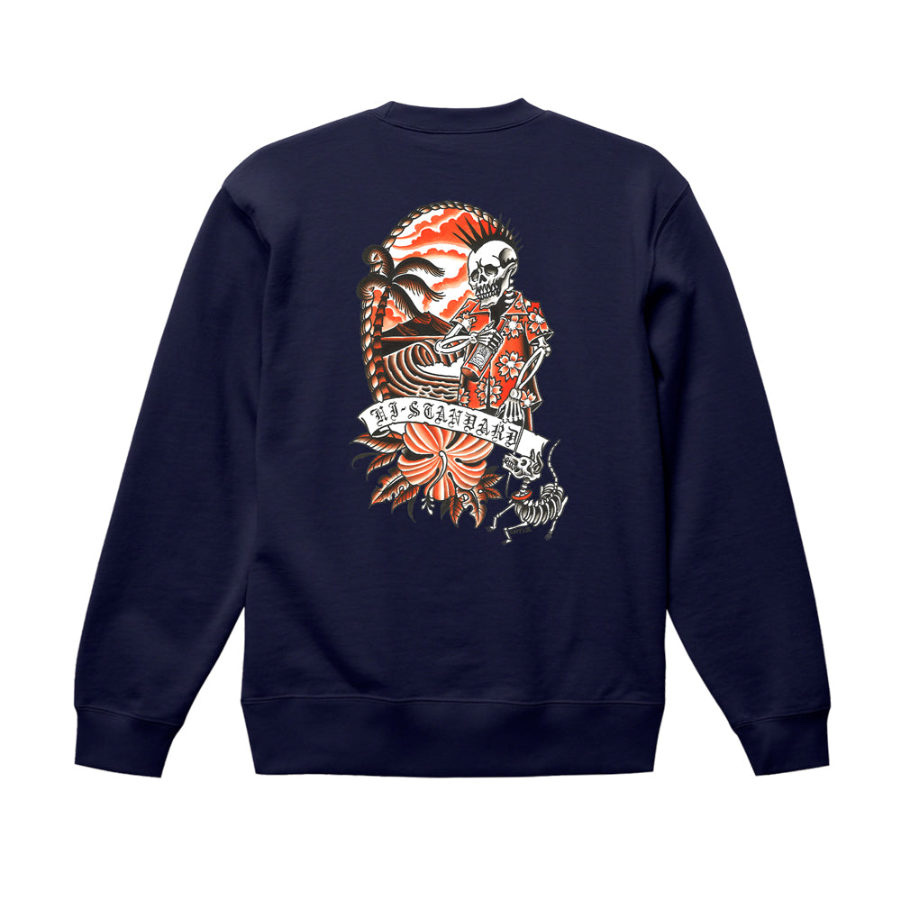 【一般販売】HS_Opie Ortiz CREW SWEAT (ネイビー)