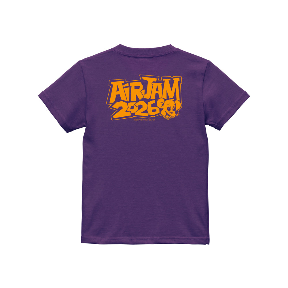【一般販売】AJ_PUNKYY Kids T-shirt (パープル)
