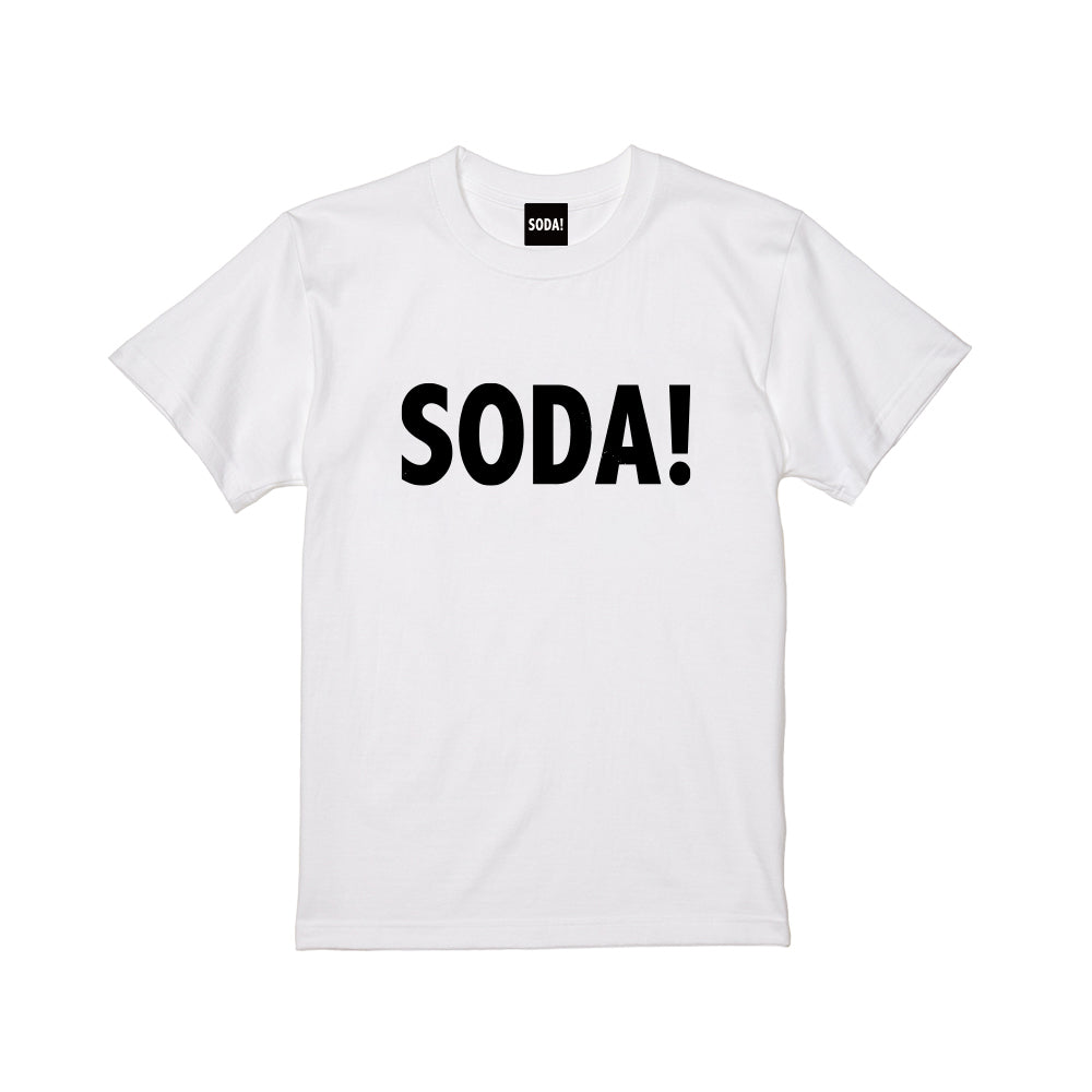 【一般販売】SODA! ロゴ T-shirt (ホワイト)
