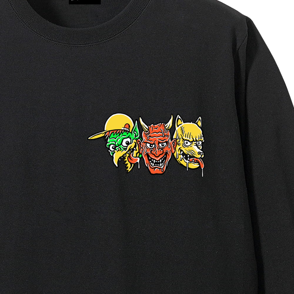 【一般販売】HS_Dan Sites L/S T-Shirt (ブラック)