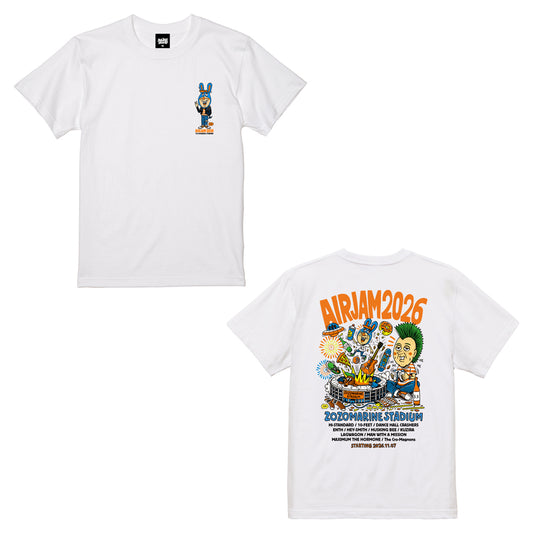 【一般販売】AJ_TM paint T-shirt (ホワイト)