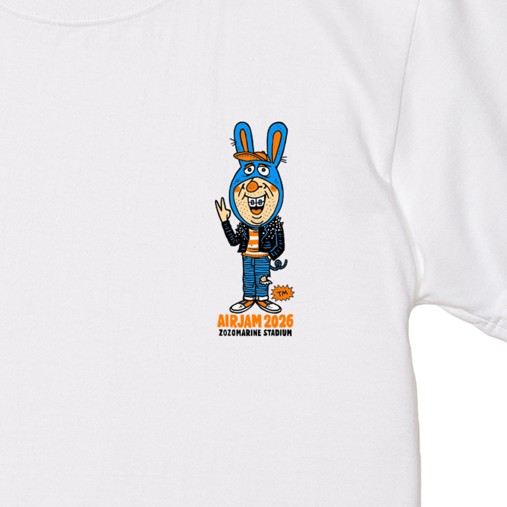 【一般販売】AJ_TM paint T-shirt (ホワイト)