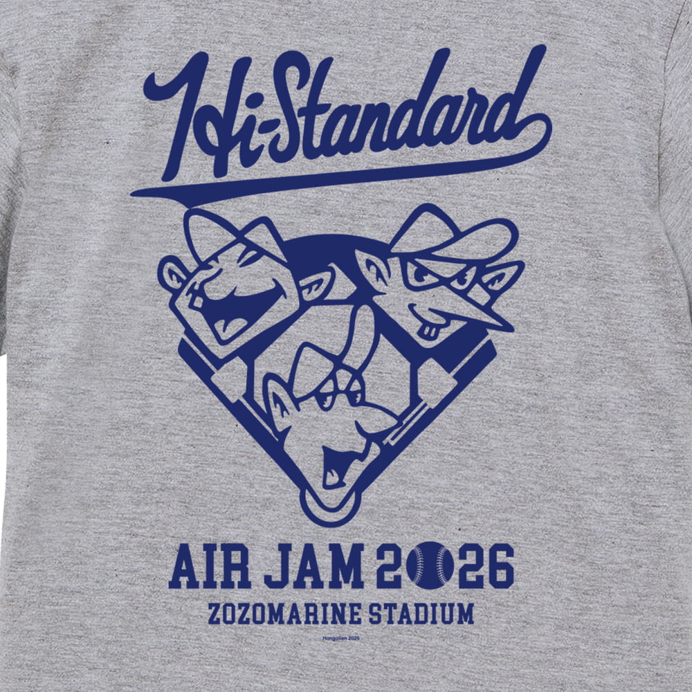 【一般販売】HS_Hongolian T-Shirt (アッシュ)