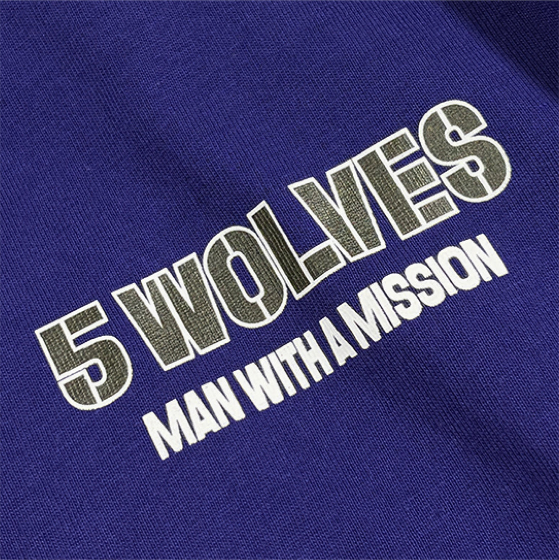 【一般販売】MWAM_5 WOLVES ロンT (ライトパープル)