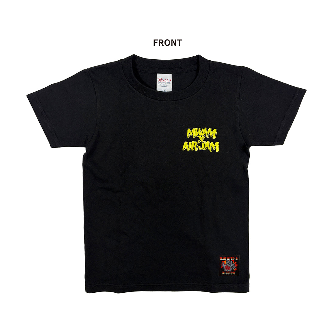MWAM_AIR JAM2026×MWAM KidsロゴTシャツ (ブラック)