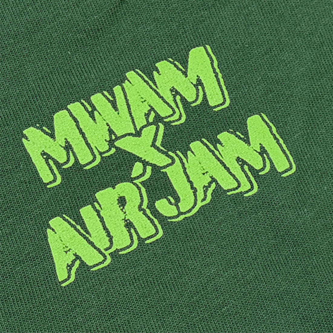 MWAM_AIR JAM2026×MWAM KidsロゴTシャツ (アイビーグリーン)
