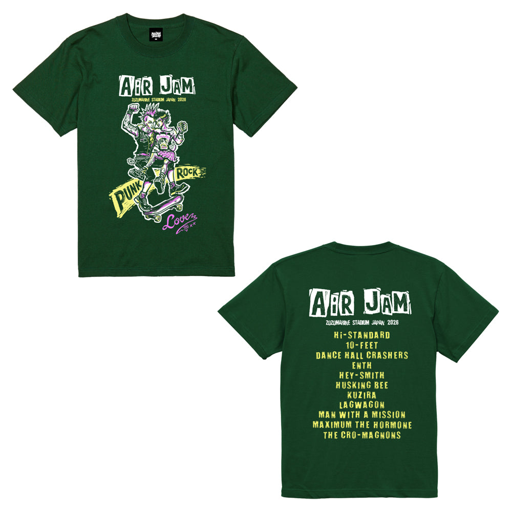 【一般販売】AJ_The Mad Twins T-shirt (アイビーグリーン)