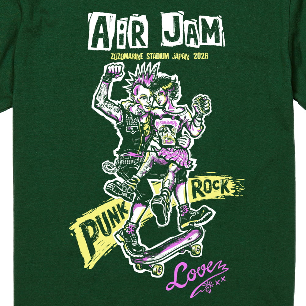【一般販売】AJ_The Mad Twins T-shirt (アイビーグリーン)