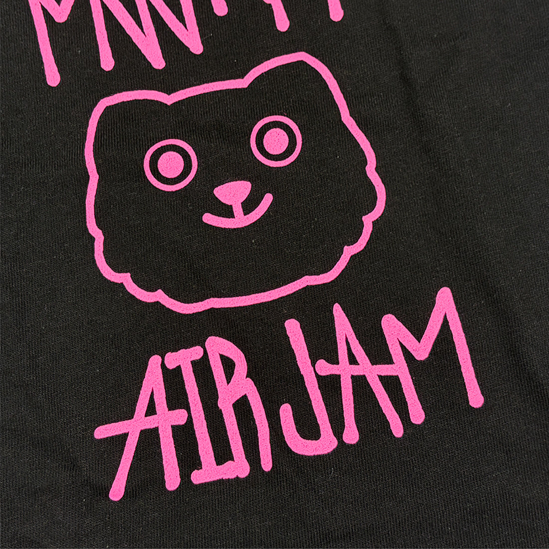 MWAM_AIR-ODAYAKA-JAM  KidsTシャツ (ブラック)