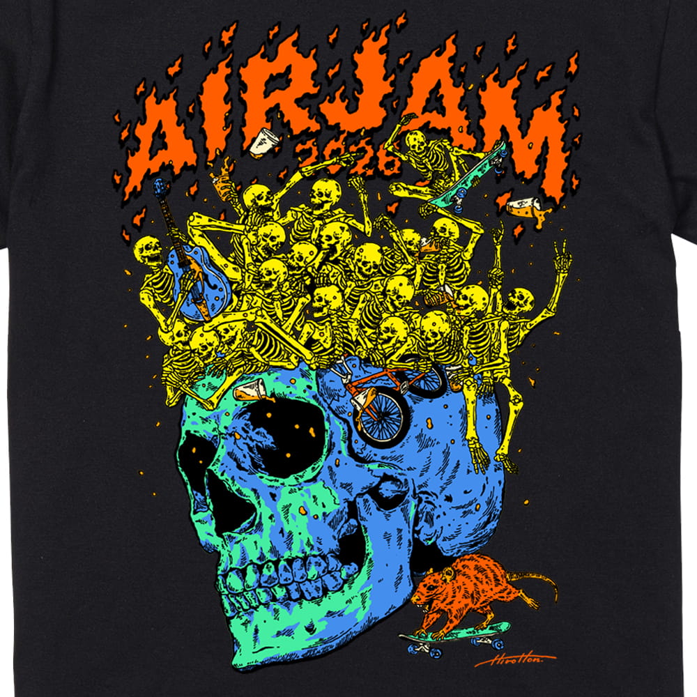【一般販売】AJ_Hirotton T-shirt (ブラック)