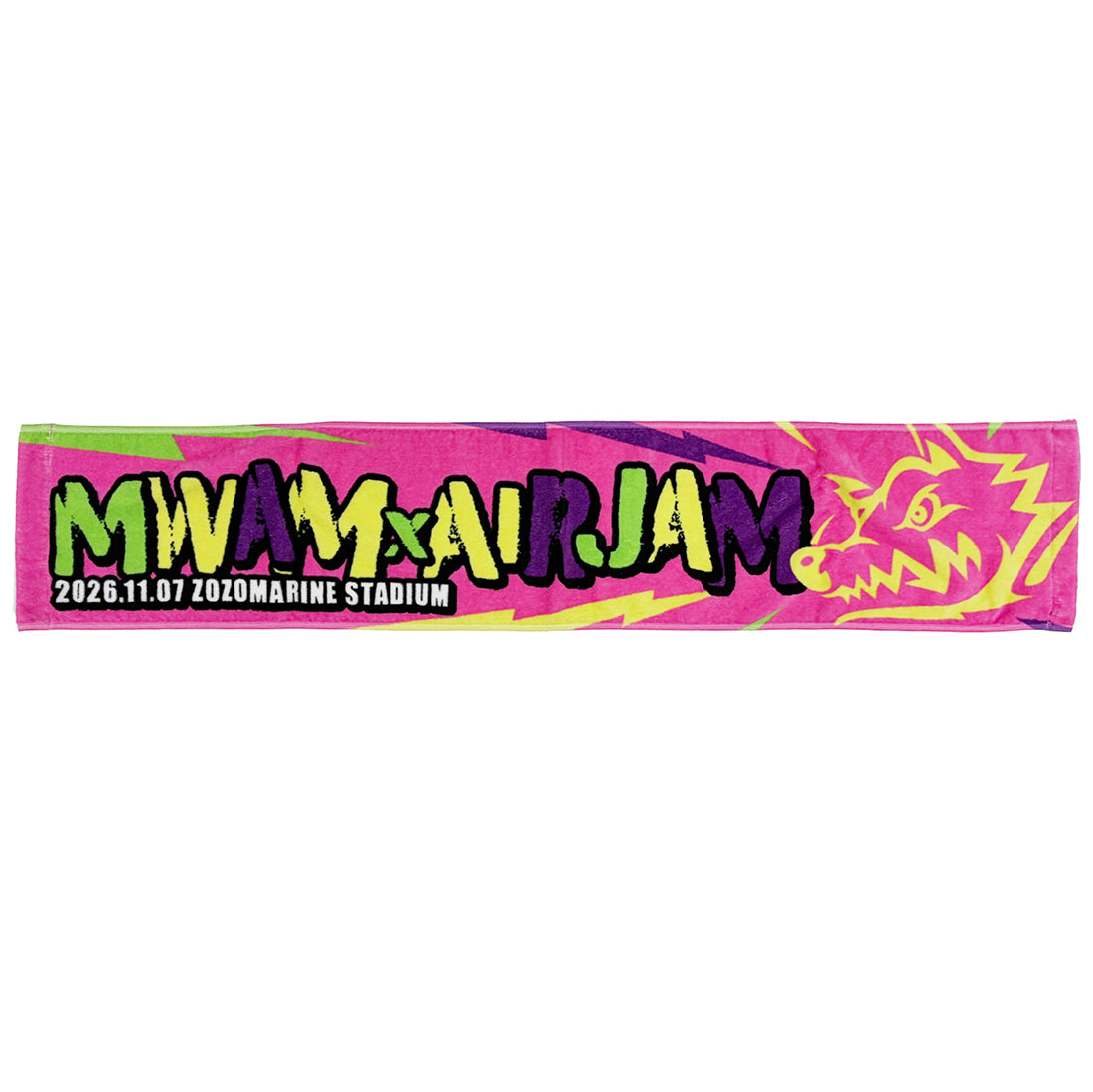 MWAM_マフラータオル (ピンク)