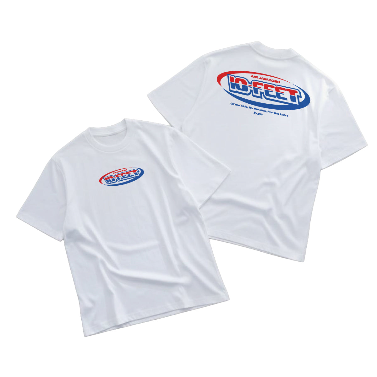 【一般販売】10-FEET x AIR JAM 2026 コラボTシャツ (ホワイト)