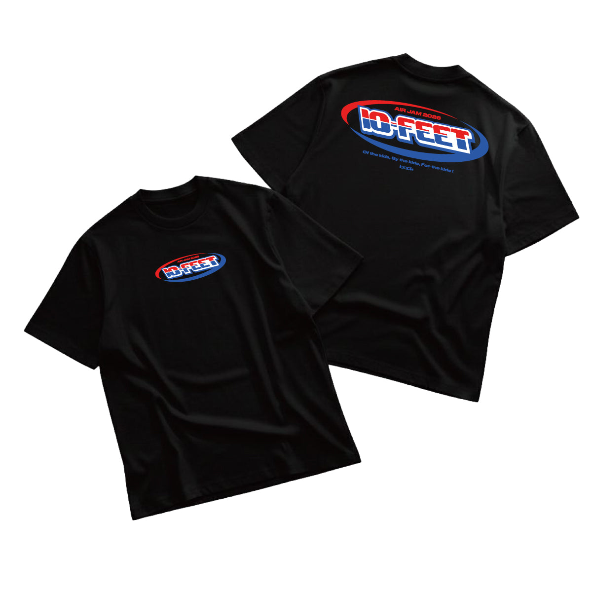 10-FEET x AIR JAM 2026 コラボTシャツ (ブラック)