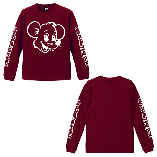 【一般販売】AJ_PUNKYY  L/S T-Shirt (バーガンディ)
