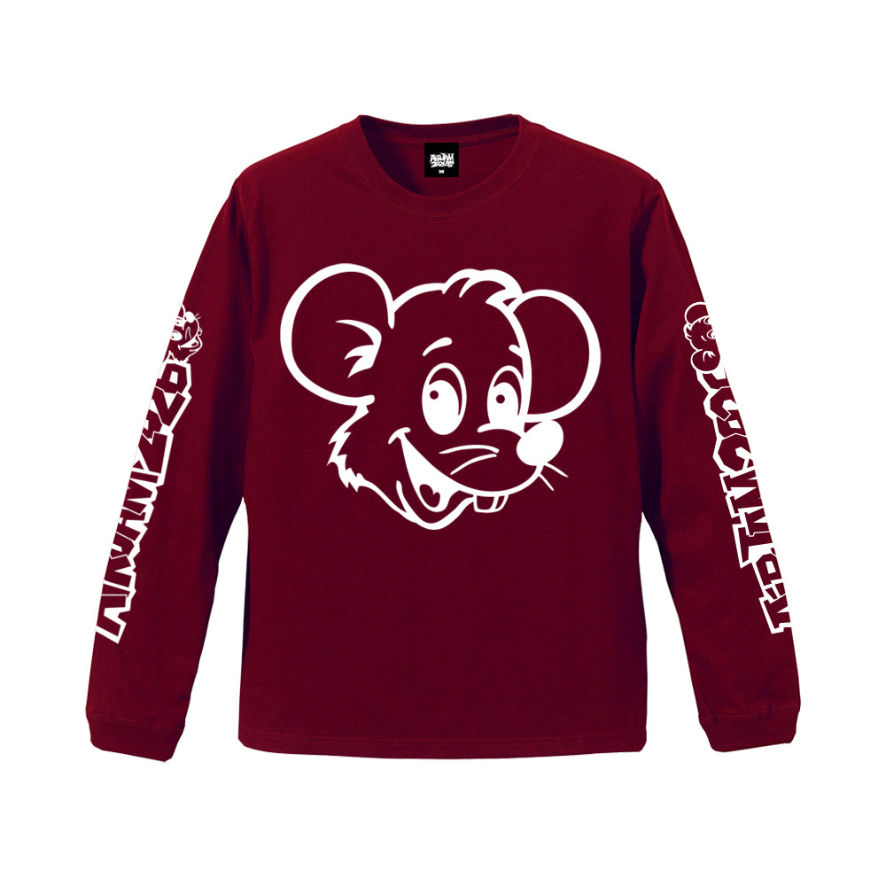 【一般販売】AJ_PUNKYY  L/S T-Shirt (バーガンディ)