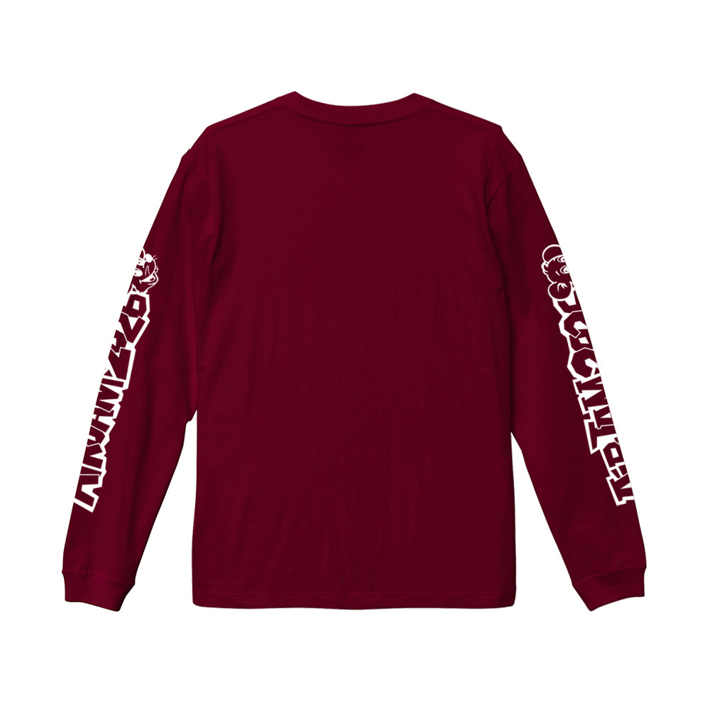 【一般販売】AJ_PUNKYY  L/S T-Shirt (バーガンディ)