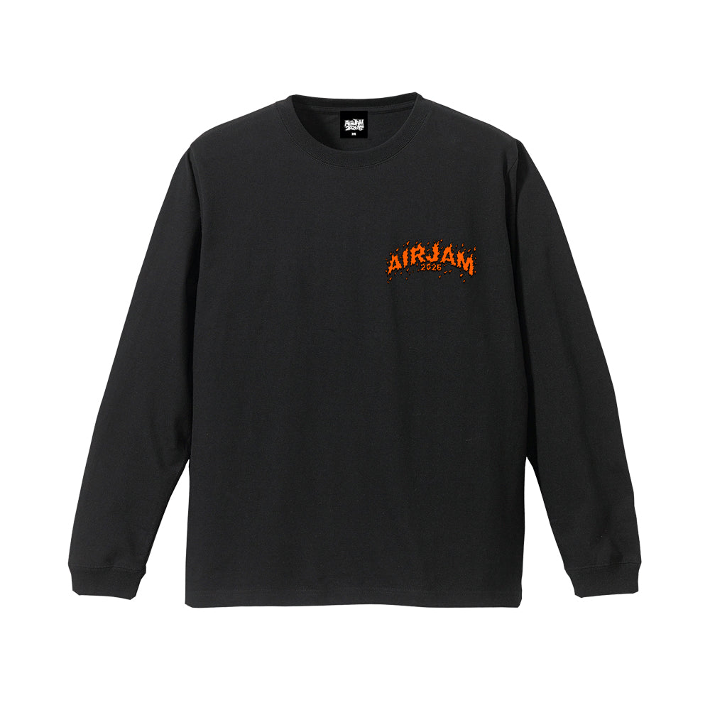 AJ_Hirotton L/S T-Shirt (ブラック)