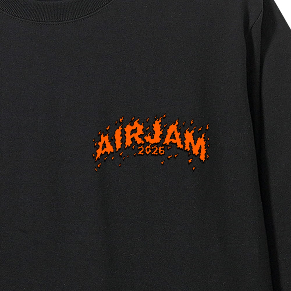 AJ_Hirotton L/S T-Shirt (ブラック)