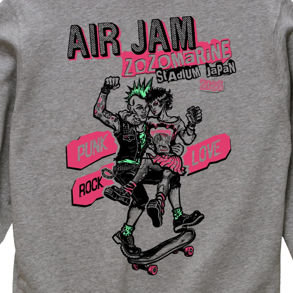 【一般販売】AJ_The Mad Twins Hoodie (ミックスグレー)
