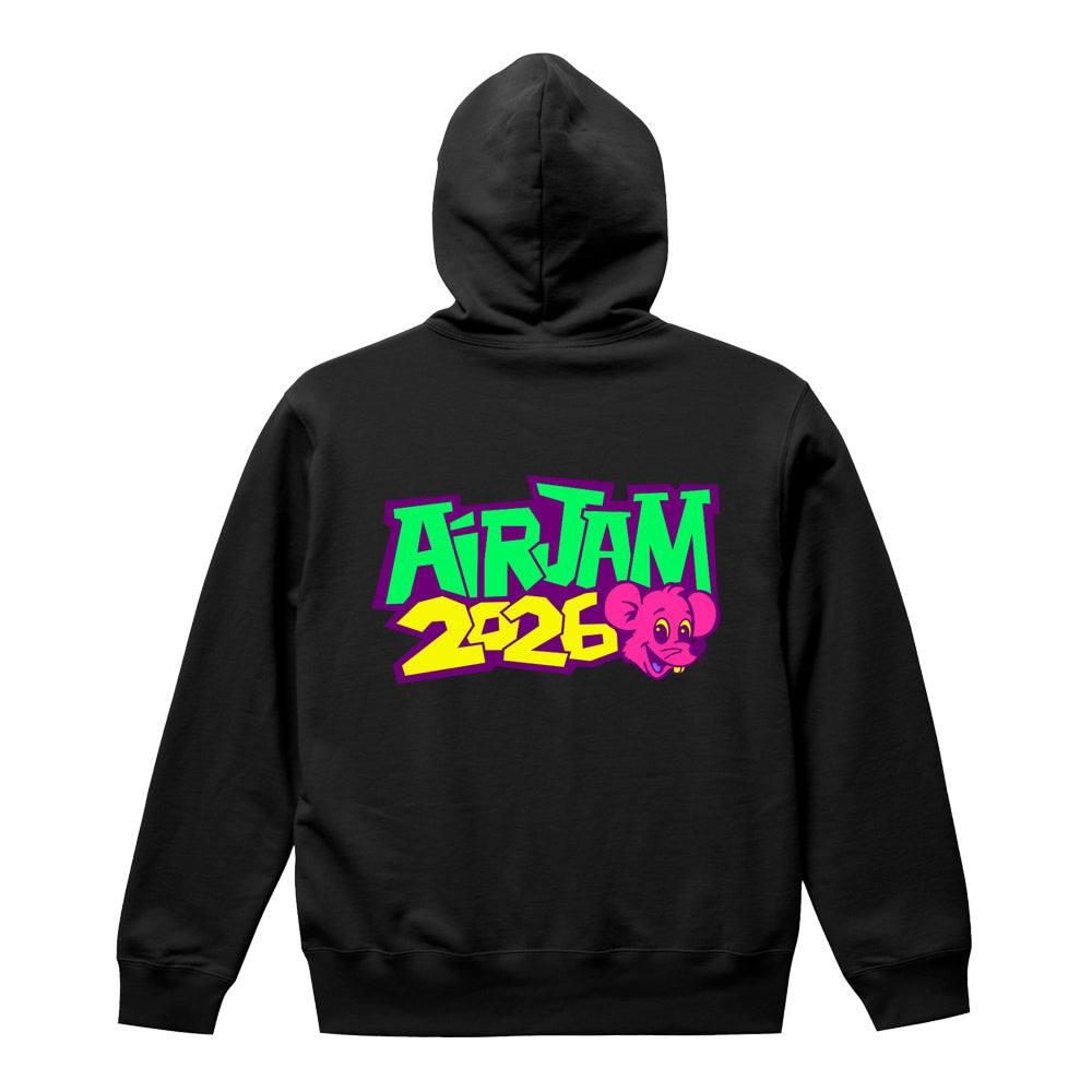 AIR JAM 2026 Zip Hoodie (ブラック)