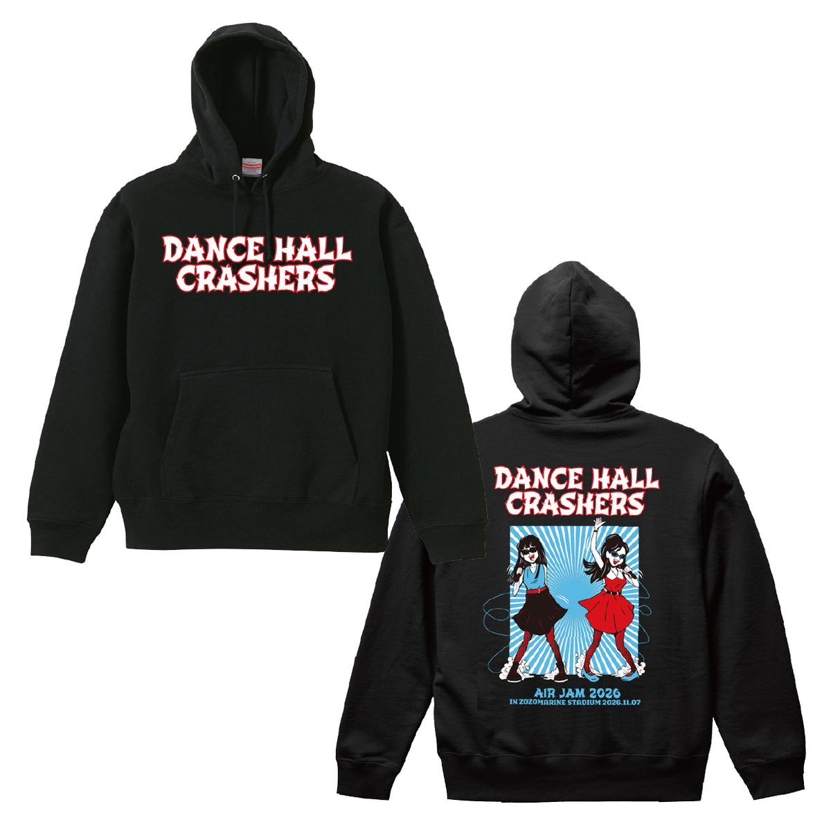 【一般販売】DHC_AIR JAM 2026 Pull Over Hoodie (ブラック)