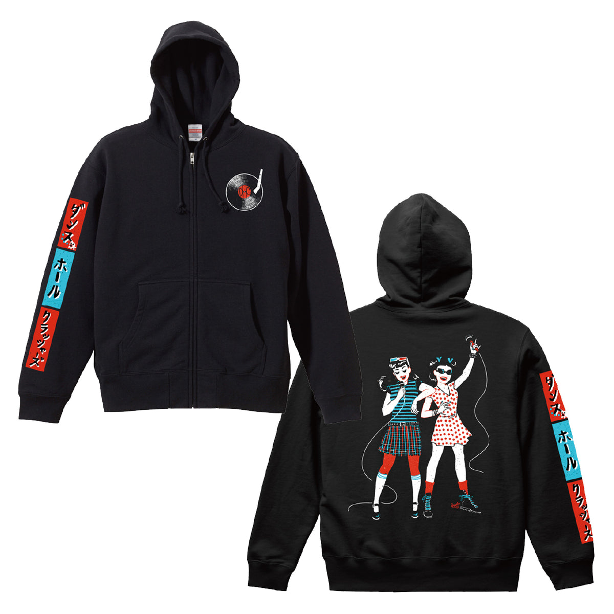 【一般販売】DHC_Elyse + Karina Zip Hoodie (ブラック)