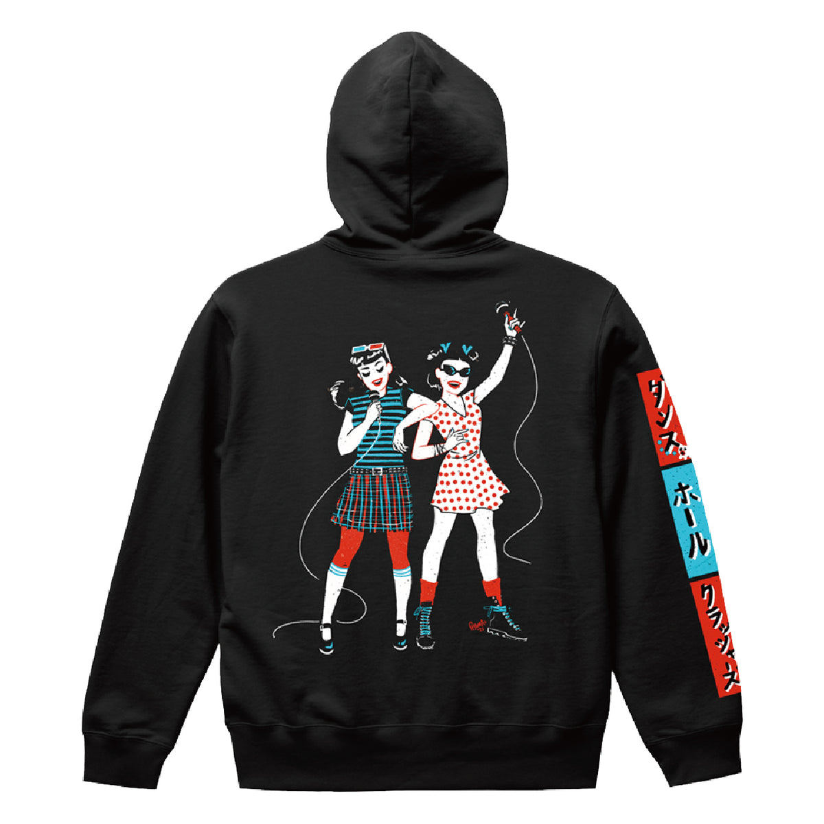 【一般販売】DHC_Elyse + Karina Zip Hoodie (ブラック)
