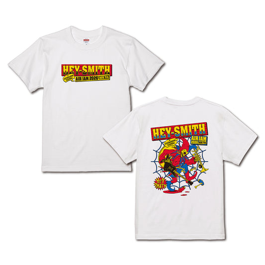 【一般販売】HEY-SMITH×AIR JAM 2026 T-shirt (ホワイト)